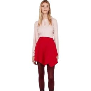 Express Asymmetrical skirt in Red Size 4